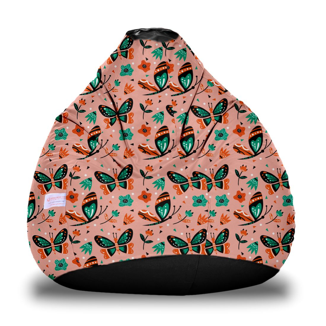 Orka Kids Digital Printed Filled Bean Bag With Beans (D6)